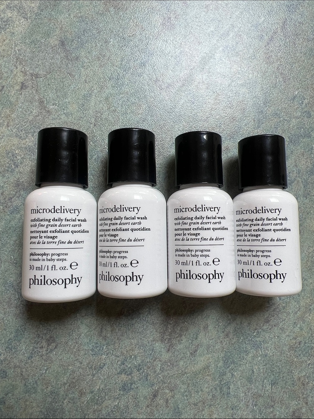 Philosophy microdelivery exfoliating daily facial wash - travel size 30ml x4